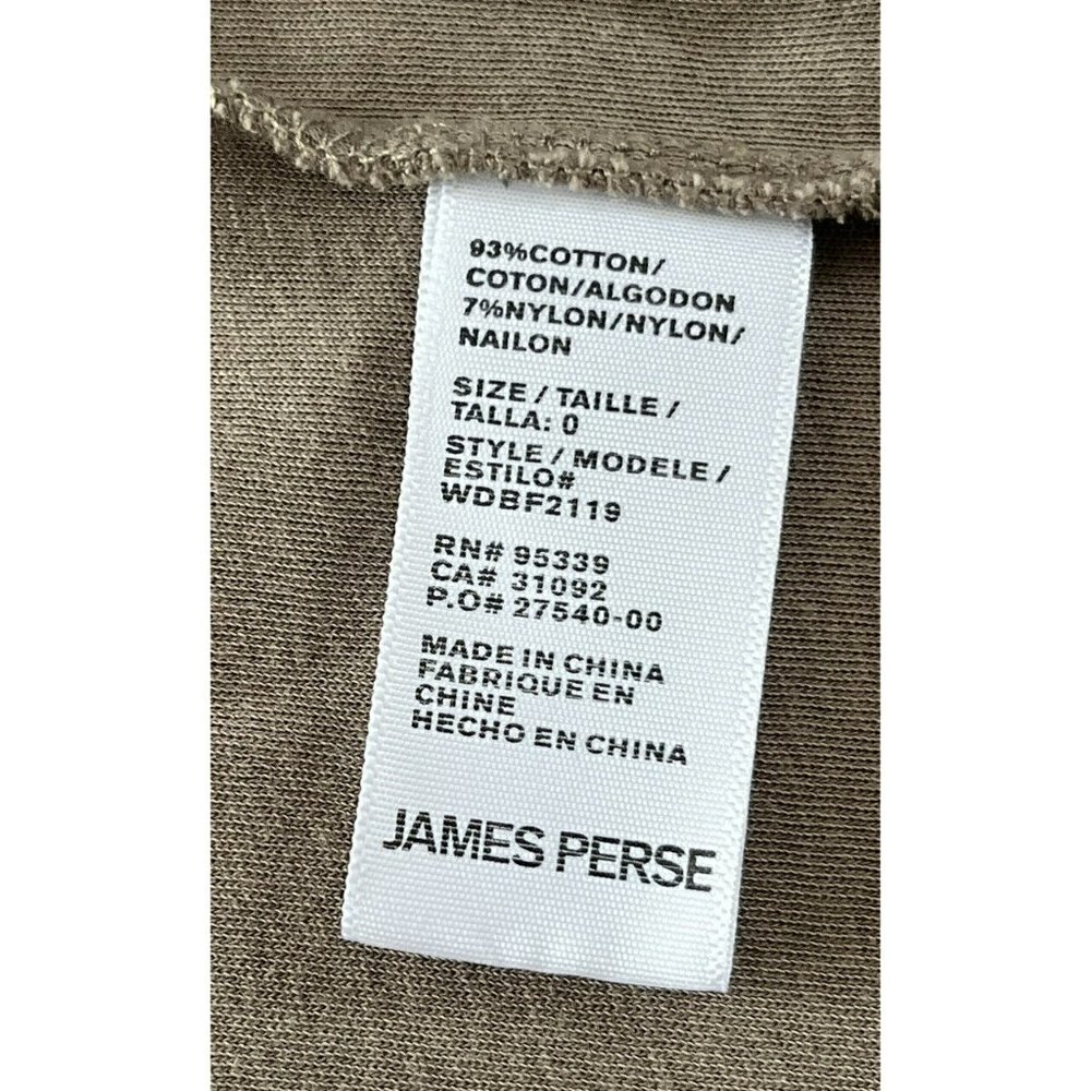 James Perse Green Amo Shawl Collar Open Front Jacket Blazer Size 0 or US XS NWT - Picture 8 of 12